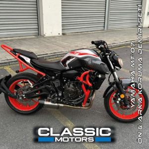 YAMAHA MT-07 ÖN & ARKA KORUMA DEMİRİ SETİ
