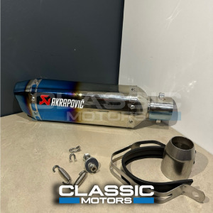 AKRAPOVIČ EGZOZ FUL RENKLİ– SUSTURUCULU