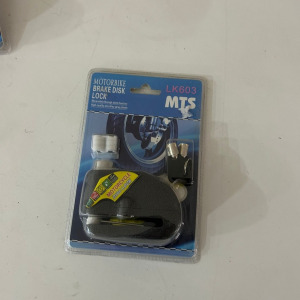 LOCK Kinguard MTS LK603 Alarmlı Disk Kilidi 130 Desibel-SİYAH