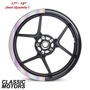 TEK RENK YARIM JANT KAPLAMA DIŞTAN İÇE HOLOGRAM RENK