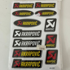 AKRAPOVIC STICKER