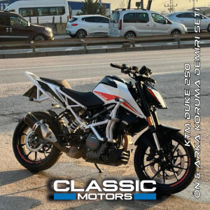 KTM DUKE 250 ÖN & ARKA KORUMA DEMİRİ SETİ